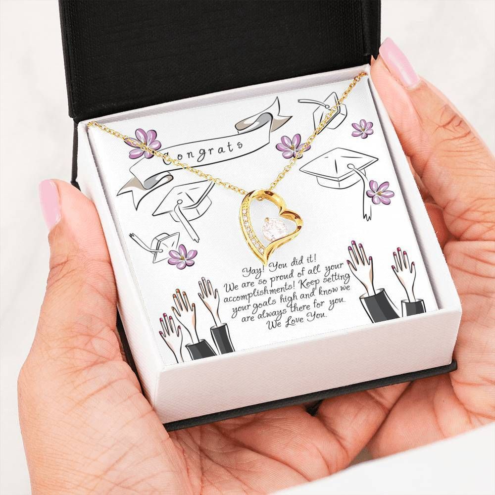 So Proud Of All Your Accomplishments Forever Love Necklace Gift For Women