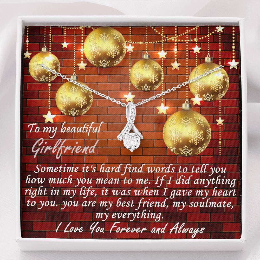 Sometime It's Hard To Find Words To Tell You Alluring Beauty Necklace
