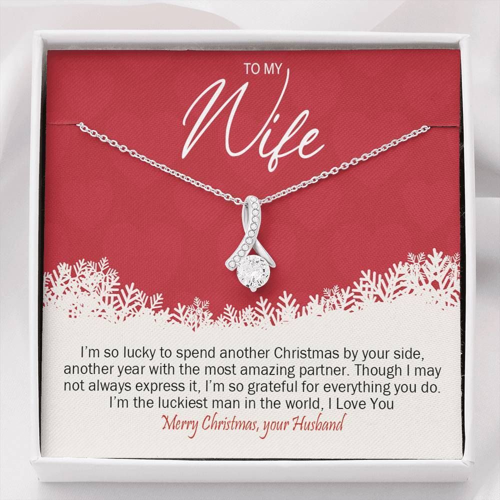 Spend Christmas By Your Side  Alluring Beauty Necklace For Wife