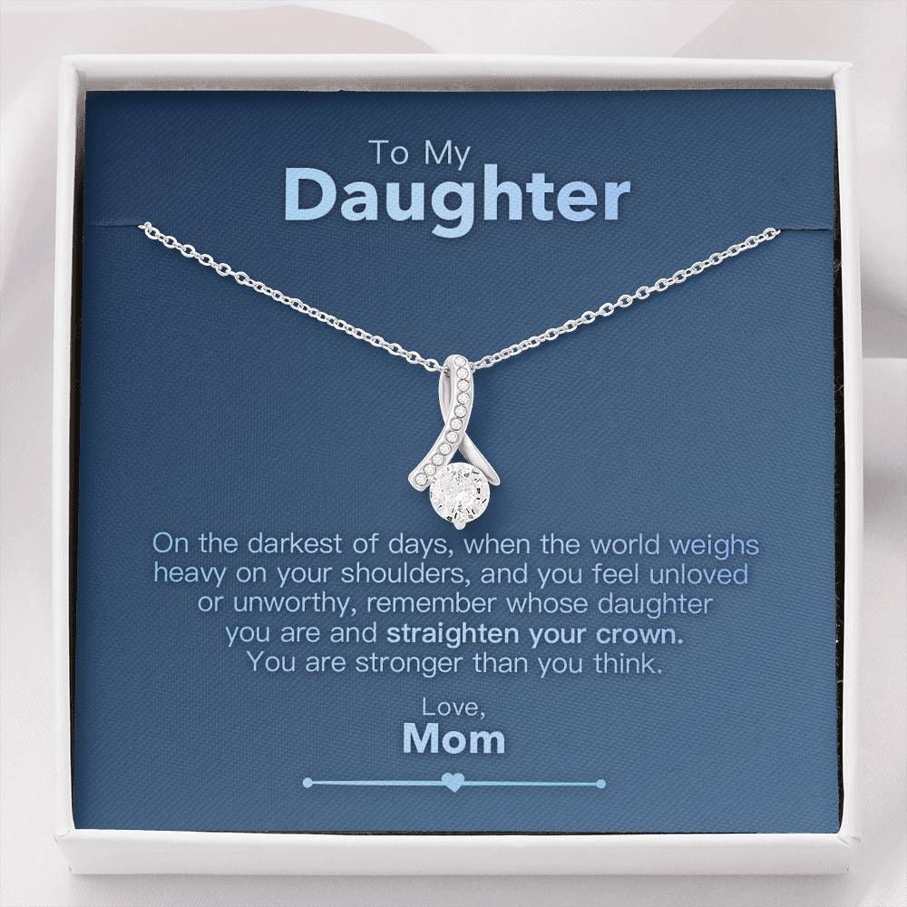 Straighten Your Crown Alluring Beauty Necklace To Daughter
