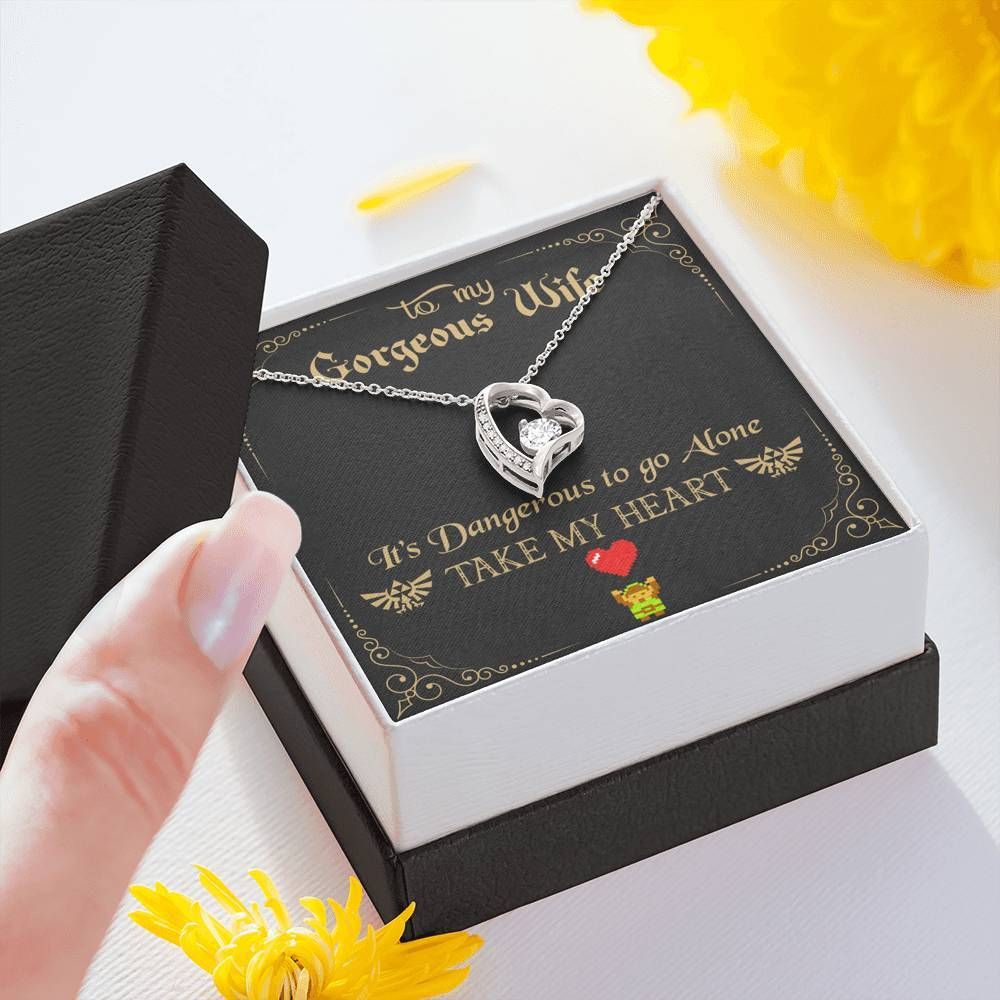 Take My Heart Forever Love Necklace Gift For Life Partner