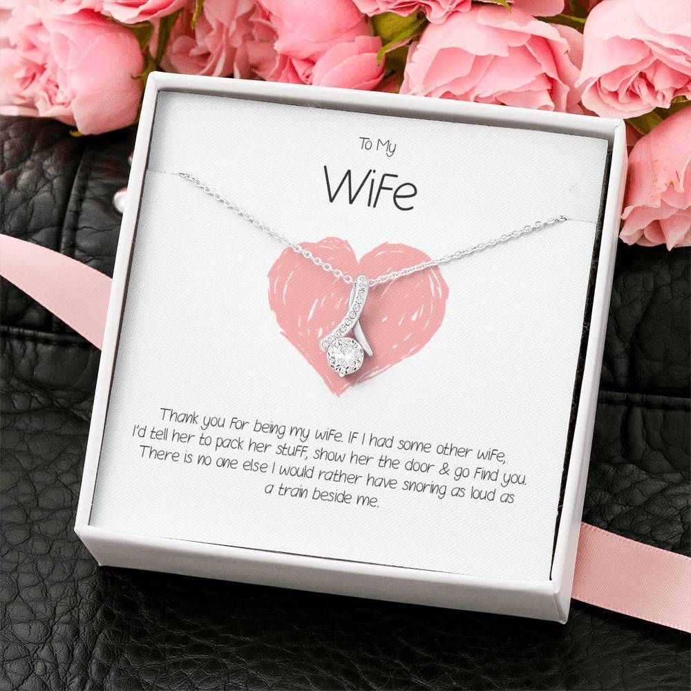 Thank For Being My Wife Alluring Beauty Necklace