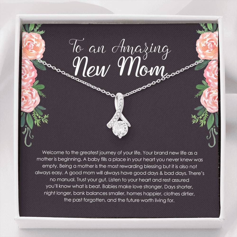 Thank For Loving Me Alluring Beauty Necklace Gift For New Mom