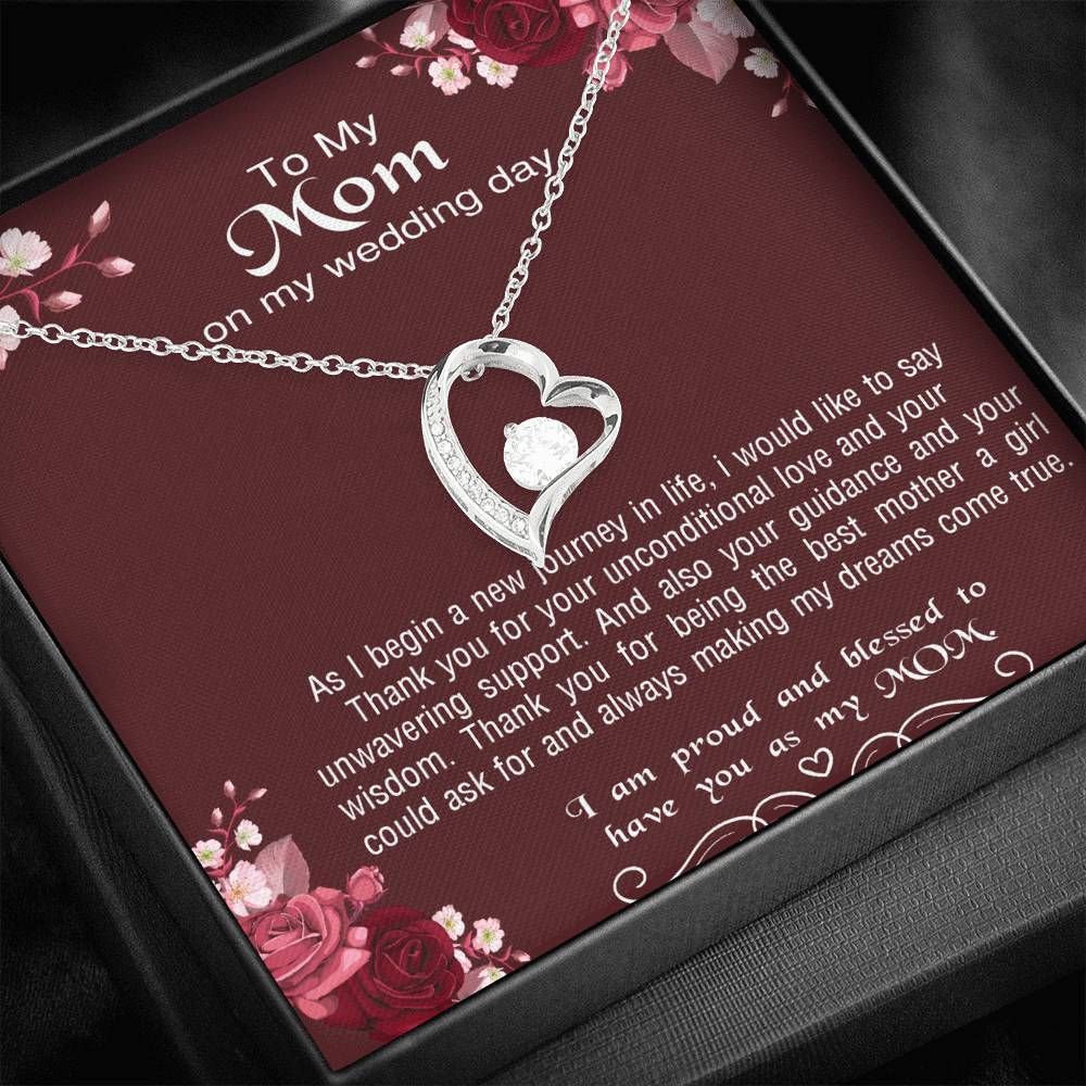 Thank For Unconditional Love Forever Love Necklace For Mom