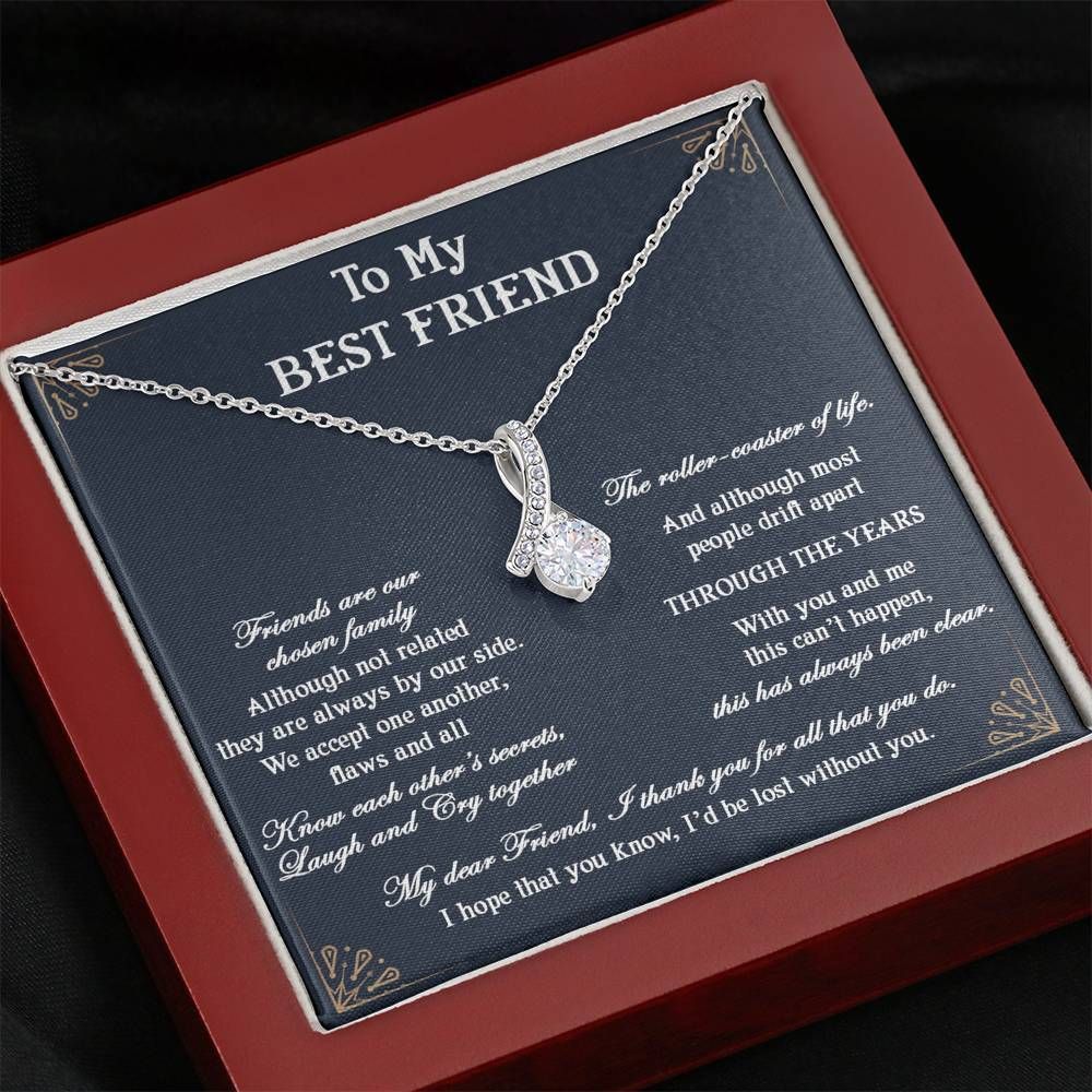 Thanks For All That You Do Alluring Beauty Necklace Gift For Friend Best Friend