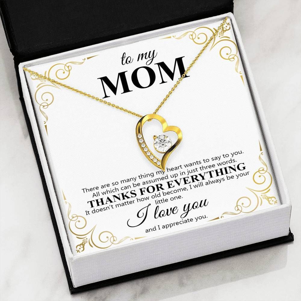 Thanks For Everything Forever Love Necklace For Mom