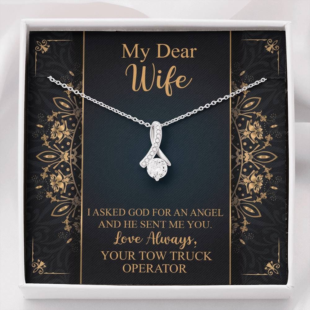 Thanks God Sent Me You Alluring Beauty Necklace Gift For Her