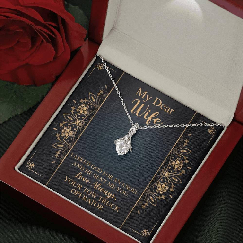 Thanks God Sent Me You Alluring Beauty Necklace Gift For Her