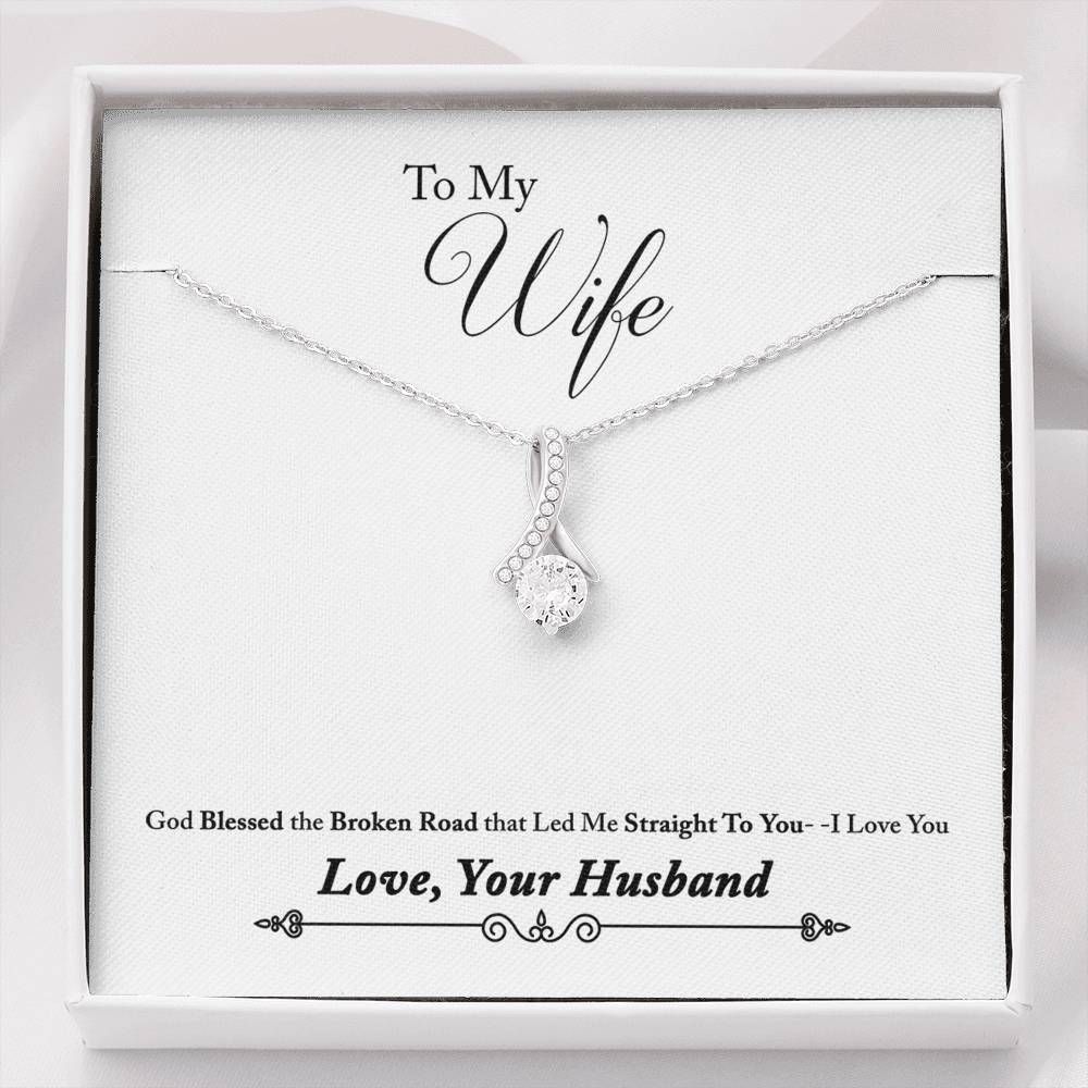 That Led Me Straight To You Alluring Beauty Necklace Gift For Wife