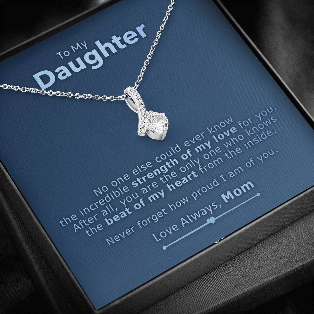 The Beat Of My Heart Alluring Beauty Necklace To Daughter