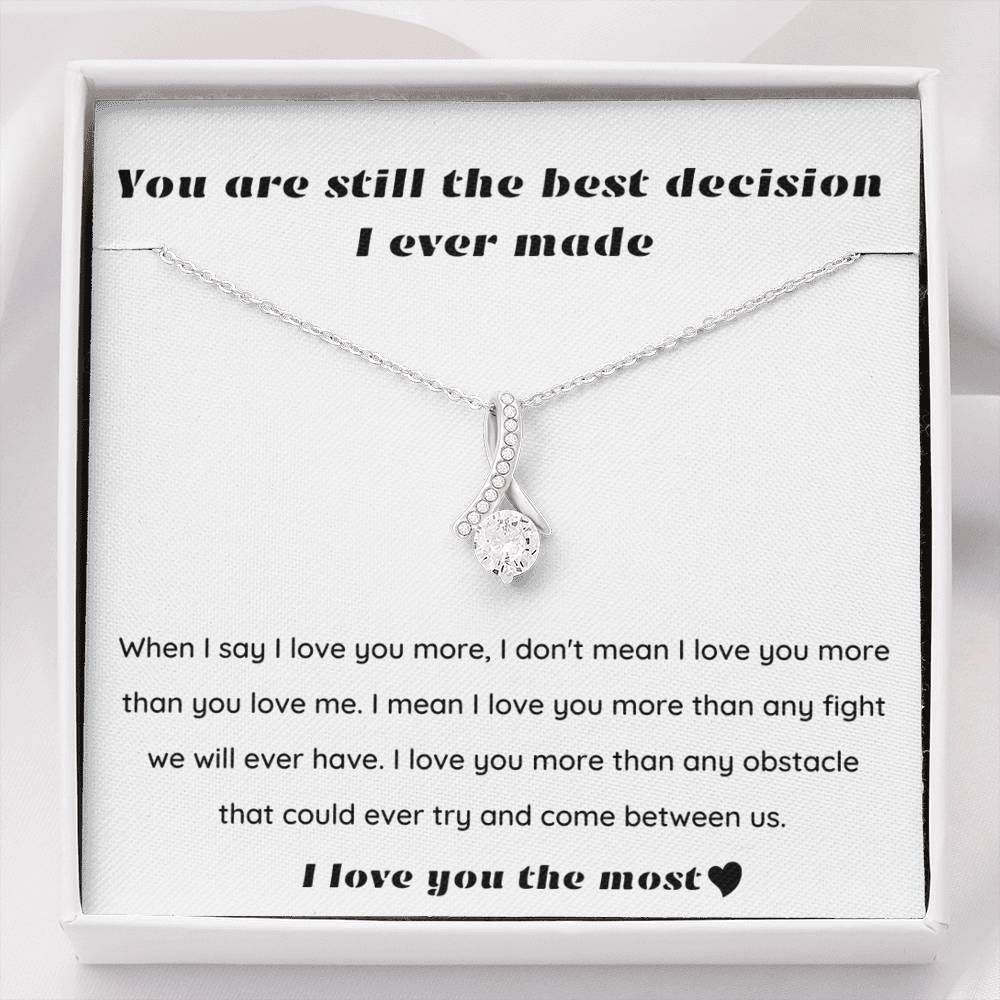 The Best Decision I Ever Made  Alluring Beauty Necklace For Women