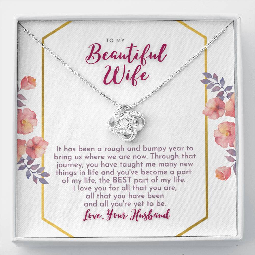 The Best Of My Life Love Knot Necklace Gift For Wife You Have Taught Me Many New Things