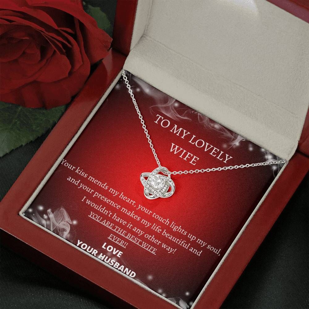 The Best Wife Ever Love Knot Necklace To Life Partner