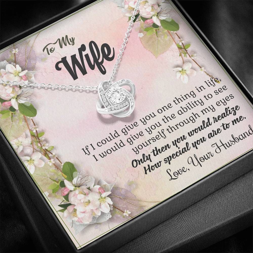 The Blooming Love Knot Necklace Gift For Wife How Special You Are
