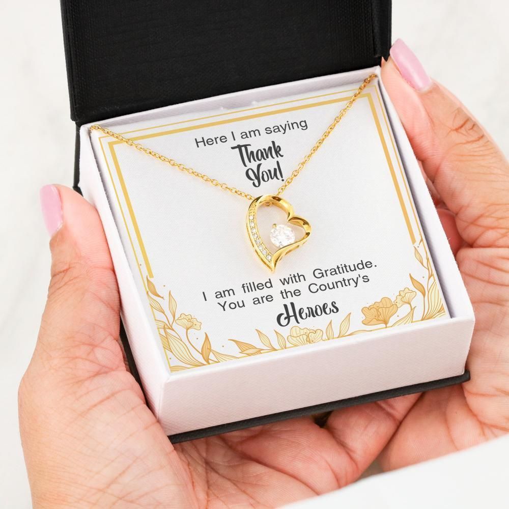 The Country's Heroes Forever Love Necklace For Women