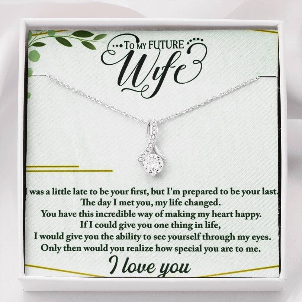 The Day I Met You Alluring Beauty Necklace Gift For Wife