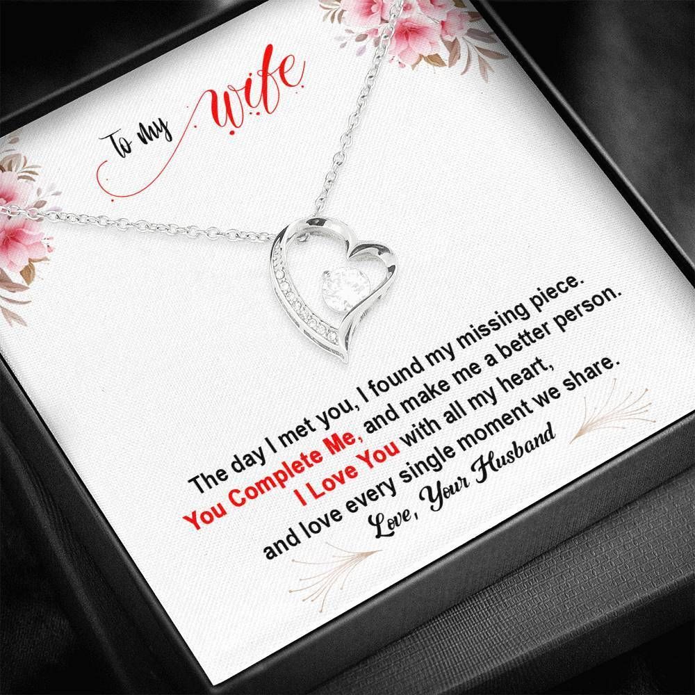 The Day I Met You Forever Love Necklace For Wife