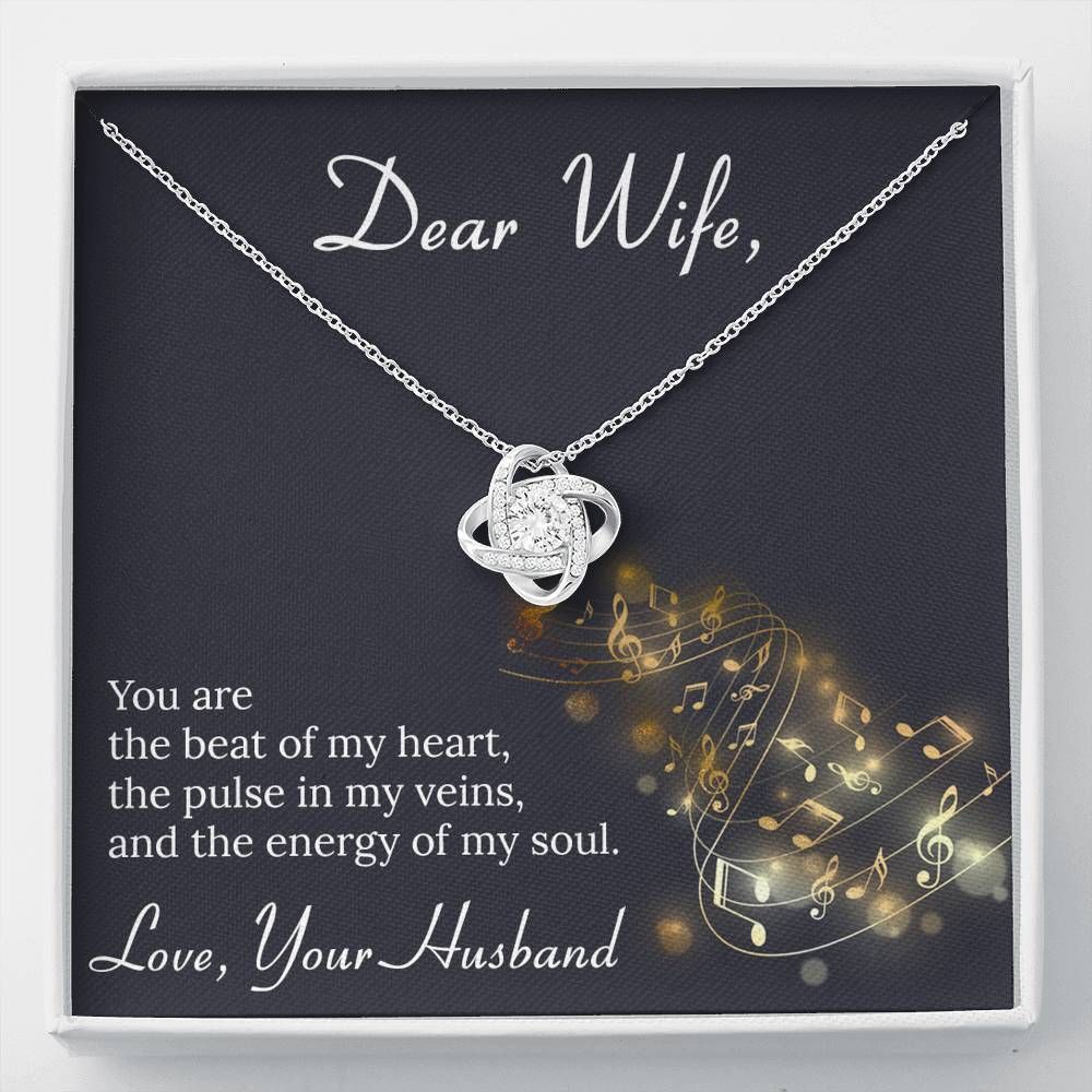 The Energy Of My Soul Love Knot Necklace To Wife
