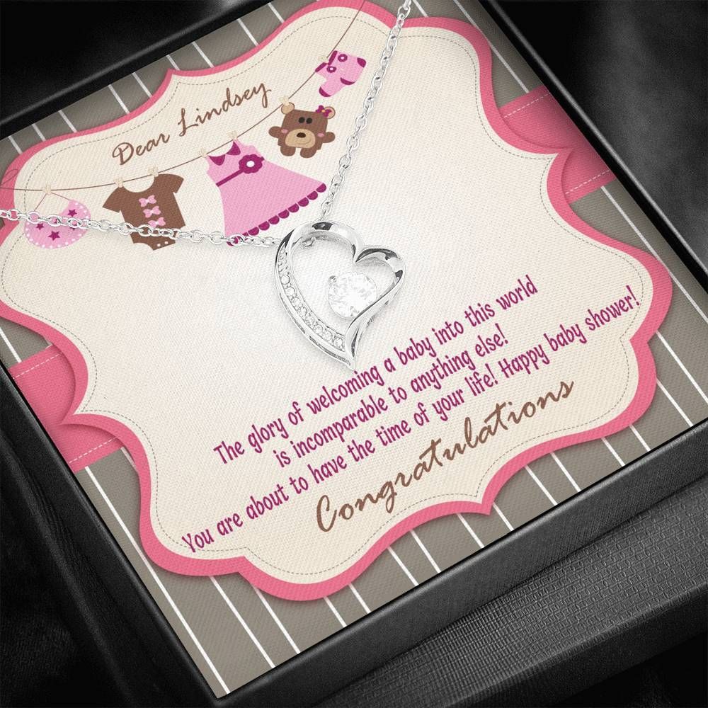 The Glory Of Welcoming A Baby Into This World Forever Love Necklace For Lindsey