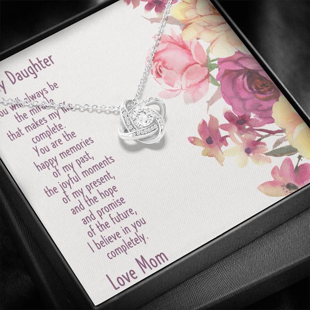 The Happy Memories Of My Past Love Knot Necklace To Daughter