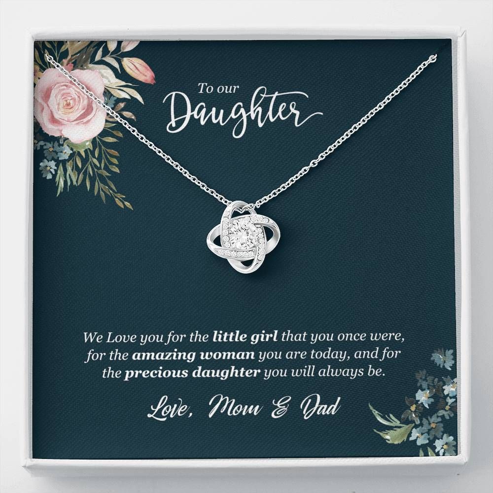 The Precious Daughter Love Knot Necklace For Women