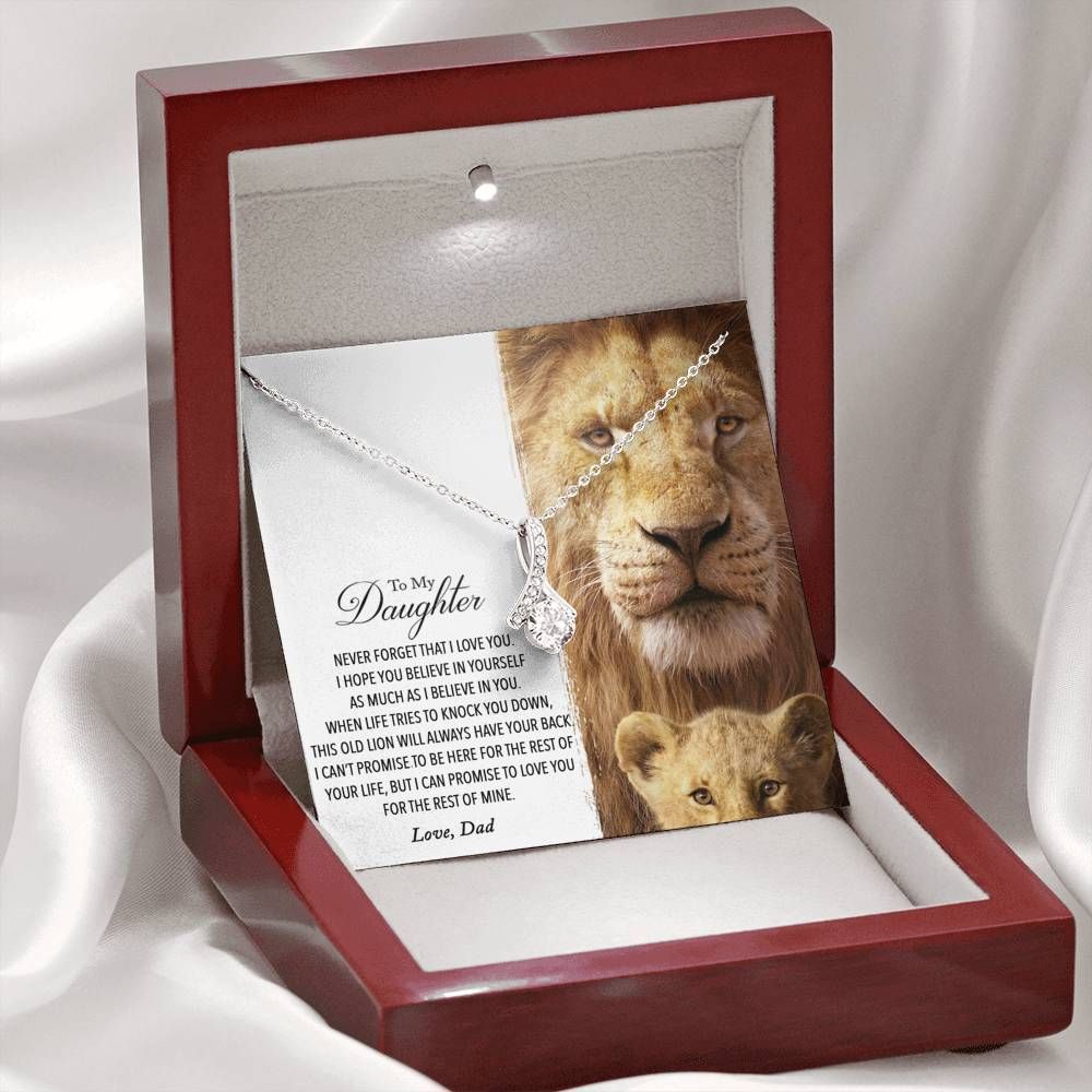 The Rest Of My Life Lion Alluring Beauty Necklace To Daughter