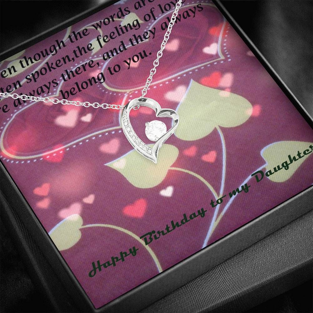 They Always Belong To You Forever Love Necklace Gift For Daughter