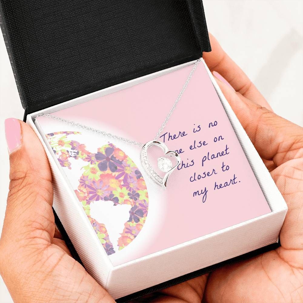 This Planet Closer To My Heart Forever Love Necklace For Mom