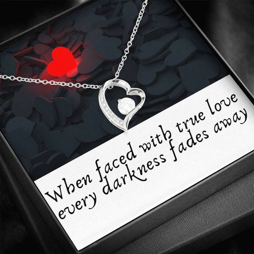 To Daughter True Love Removes All Darkness Forever Love Necklace