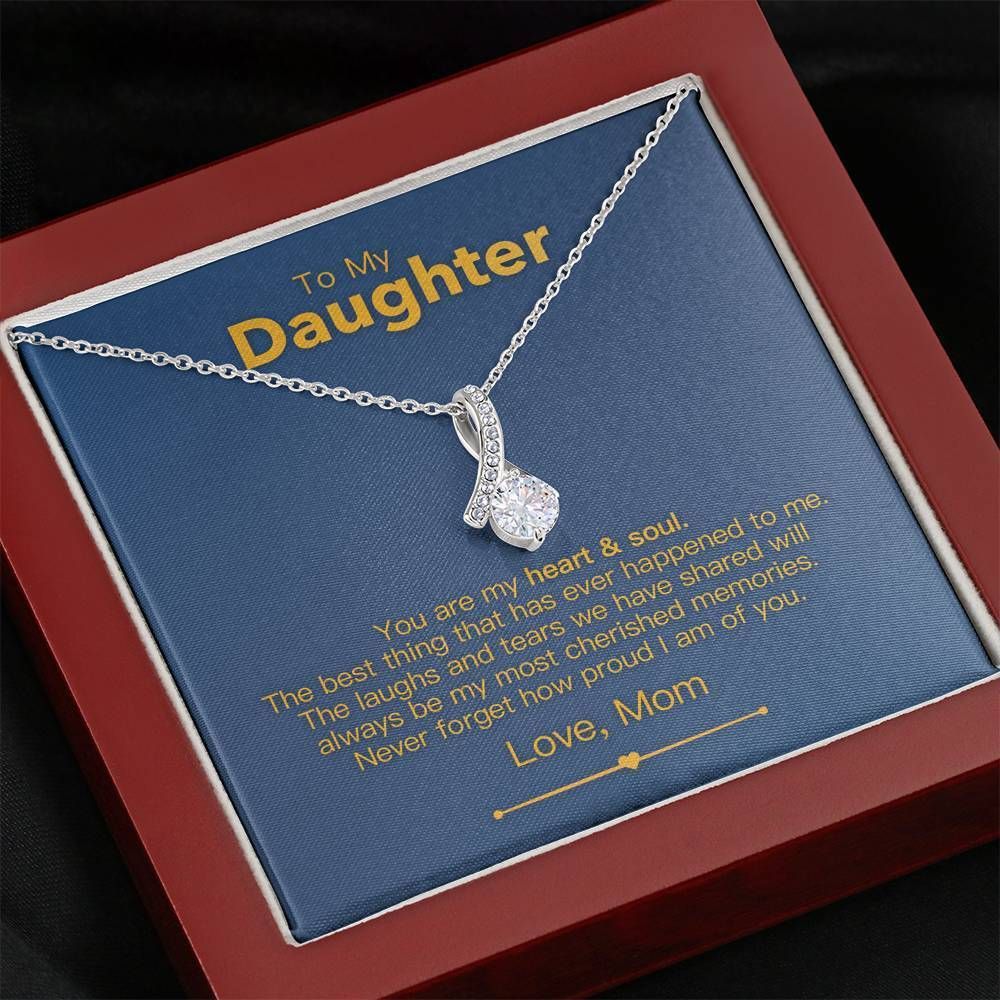 To My Daughter How Proud I Am Of You Alluring Beauty Necklace