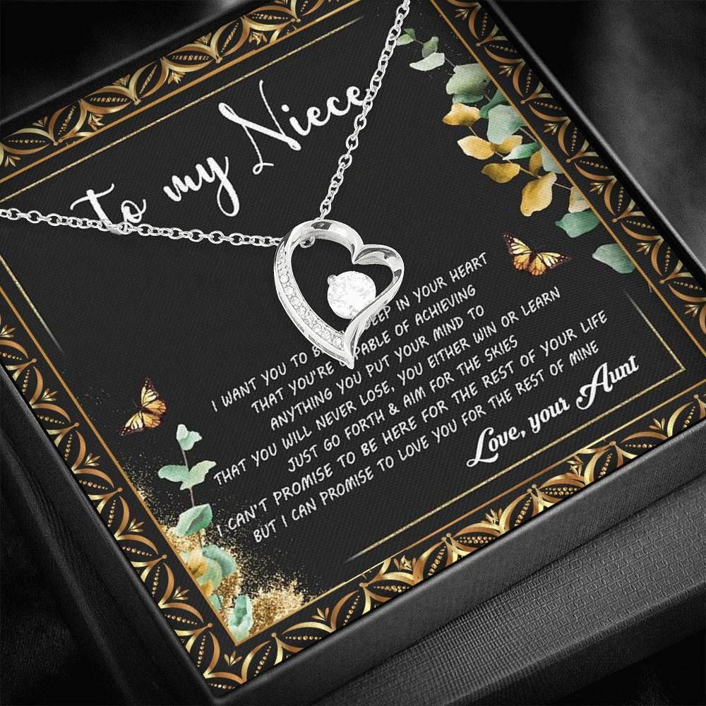To My Nicee I Want You To Believe Deep In Your Heart Forever Love Necklace