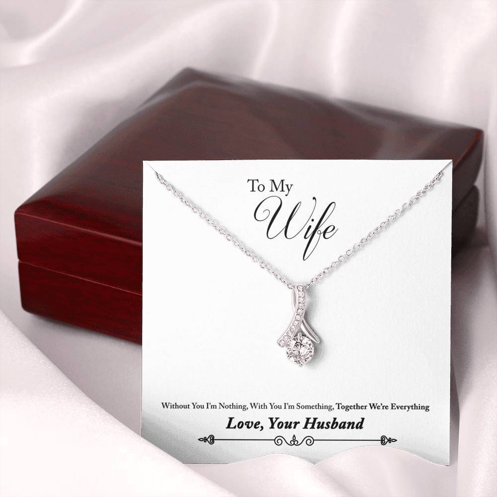 Together We're Everything Alluring Beauty Necklace For Wife