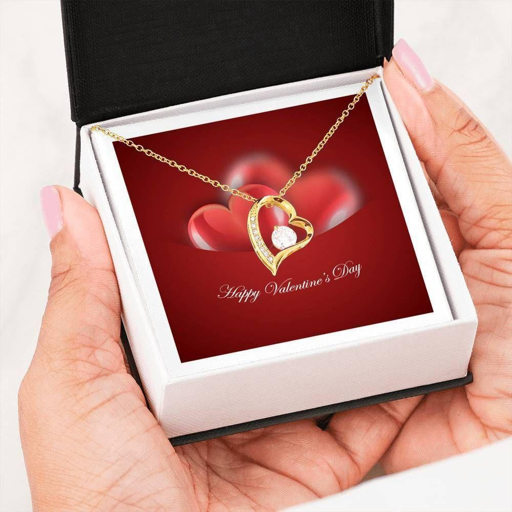 Valentine's Day Forever Love Necklace Gift For Wife Sweet Heart Design