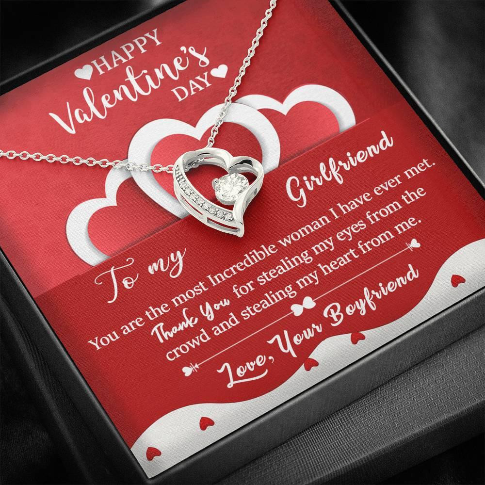 Valentines Gift For Girlfriend You Are The Most Incredible Woman Forever Love Necklace