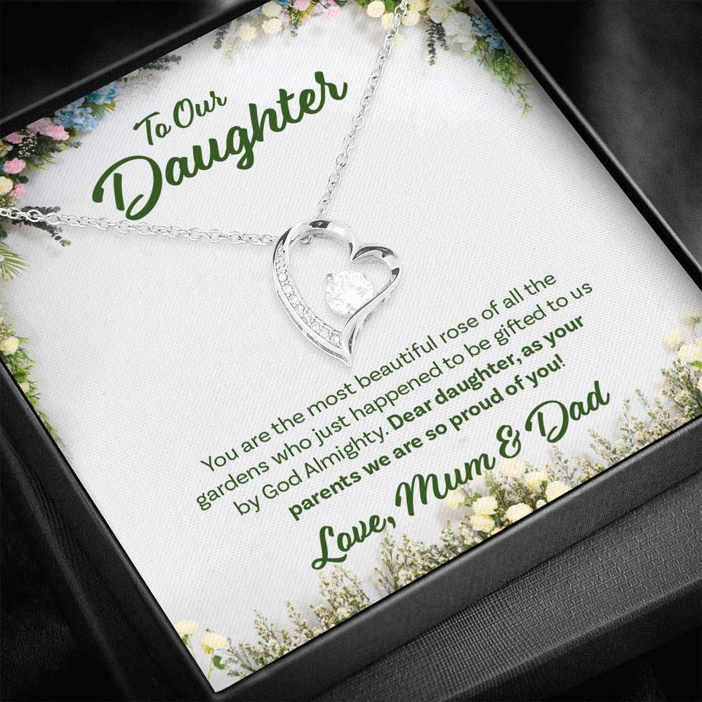 We Are So Proud Of You Forever Love Necklace For Daughter