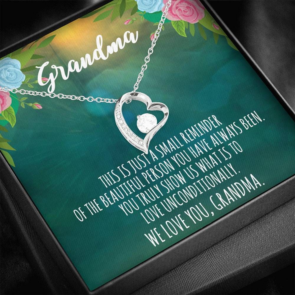 We Love You Forever Love Necklace For Grandma