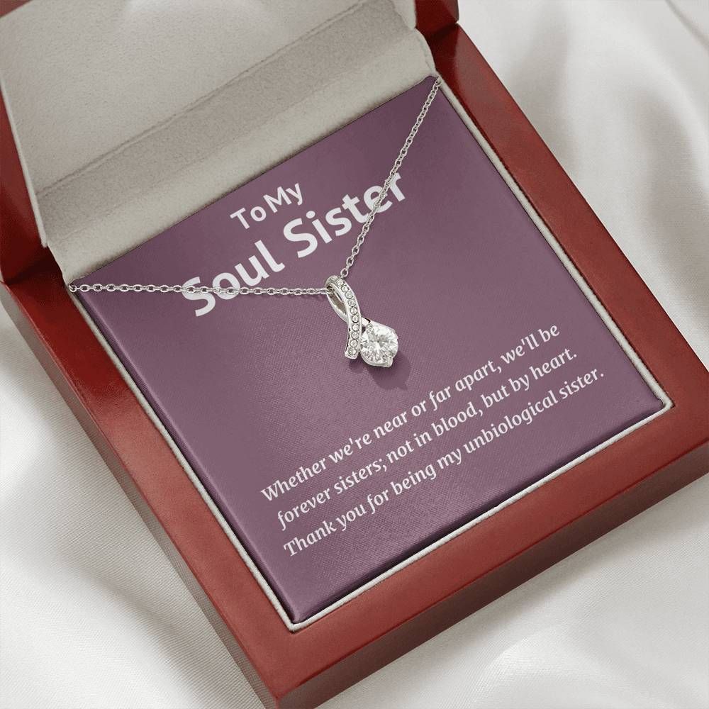 We'll Be Forever Sister Giving Soul Sister Alluring Beauty Necklace