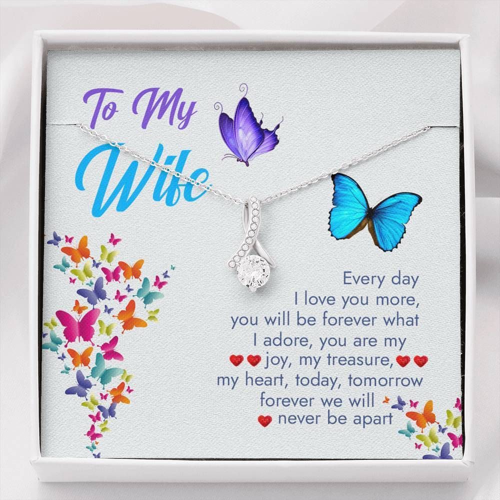 We'll Never Be Apart Alluring Beauty Necklace Gift For Wife