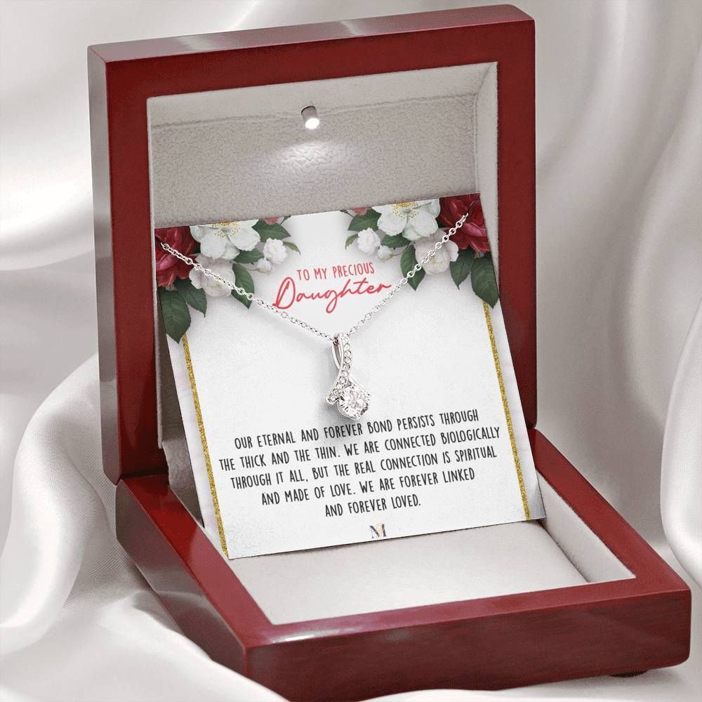 We're Forever Linked Alluring Beauty Necklace For Daughter