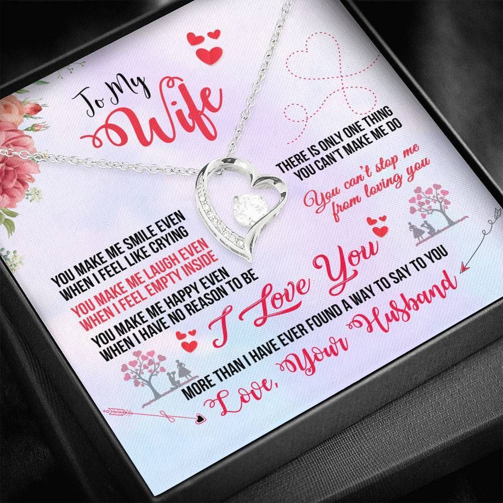 When I Feel Empty Forever Love Necklace Gift For Wife