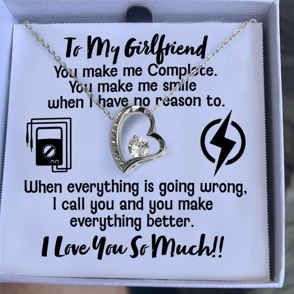 When I Have No Reason To Forever Love Necklace Gift For Electrician's Girlfriend
