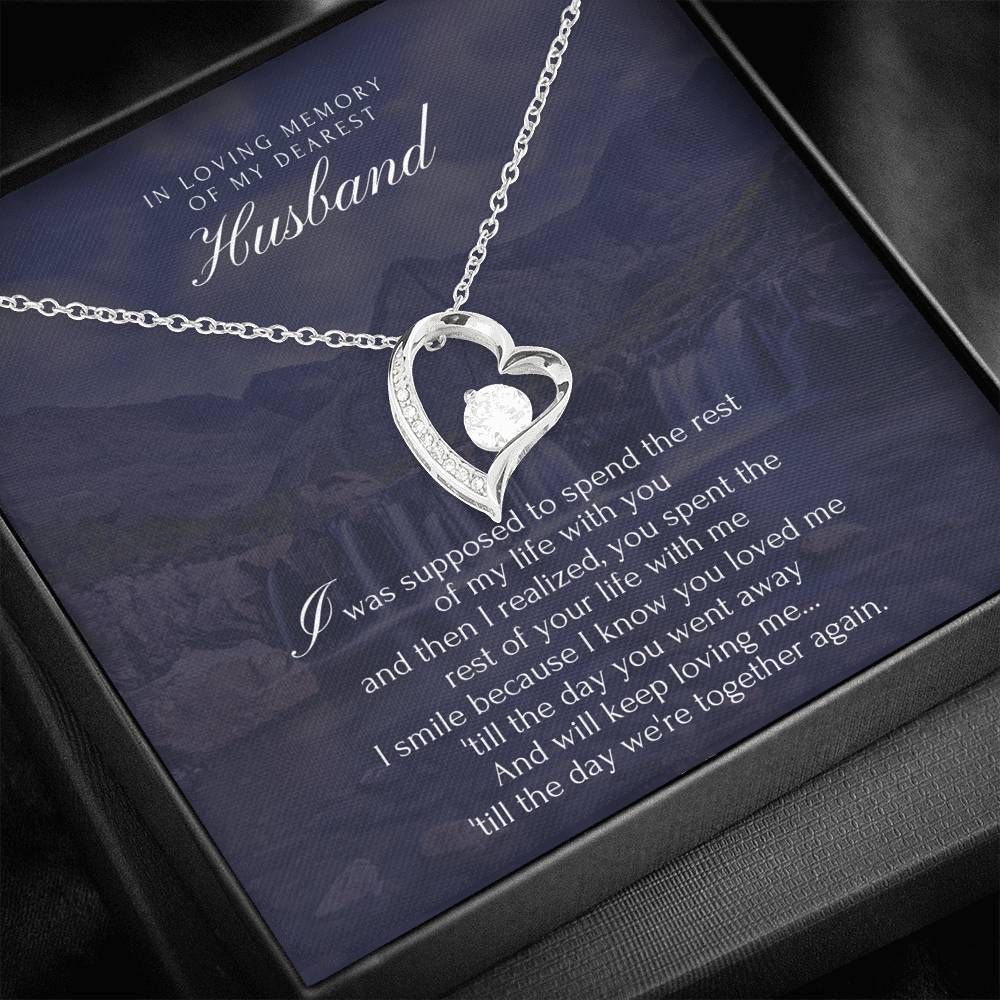 Will Keeping Loving Me Silver Forever Love Necklace Giving Memory Husband