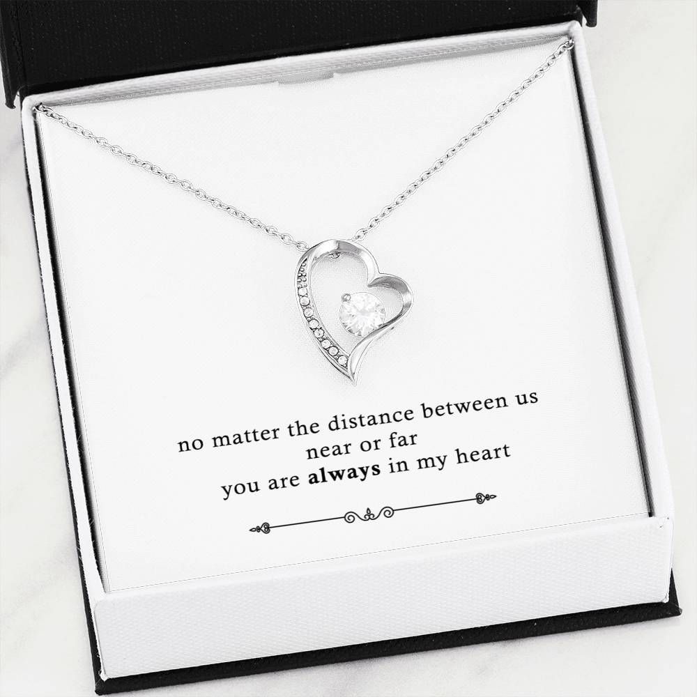 You Are Always In My Heart Forever Love Necklace Gift For Her