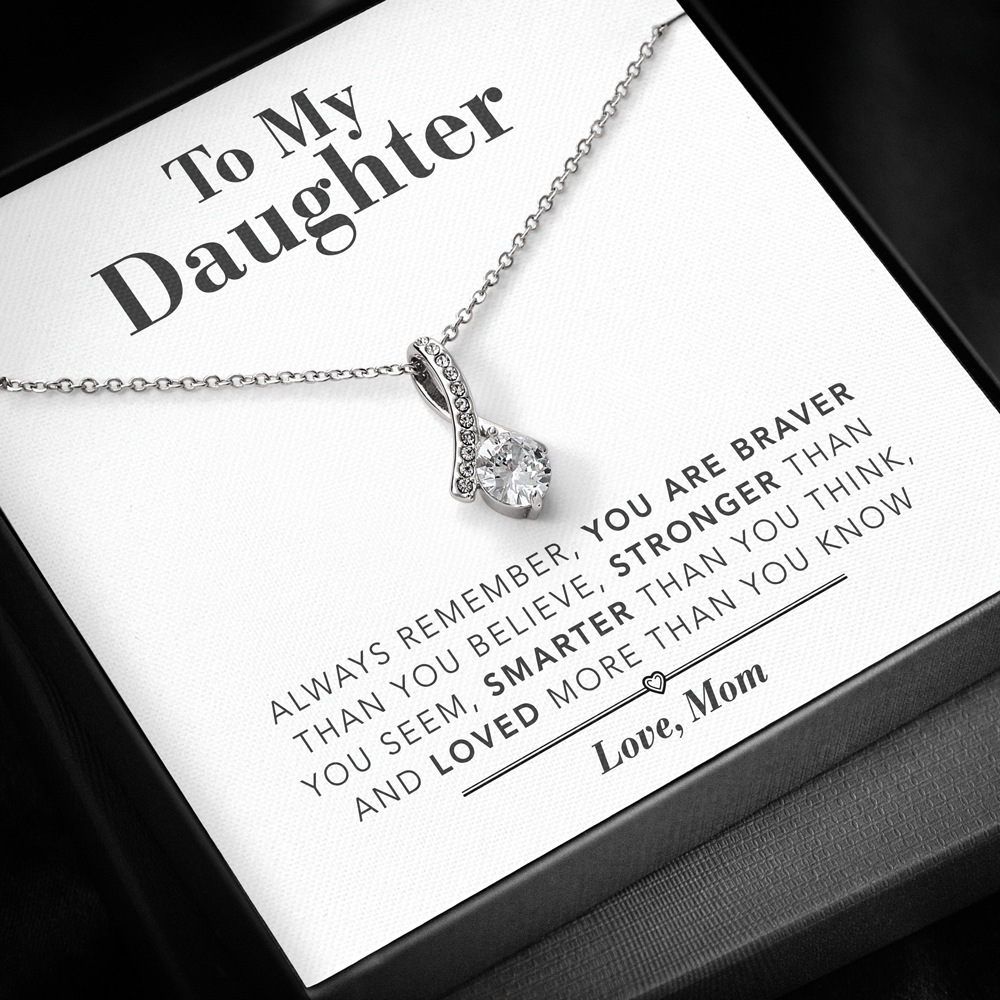 You Are Braver Than You Believe Alluring Beauty Necklace Gift For Women