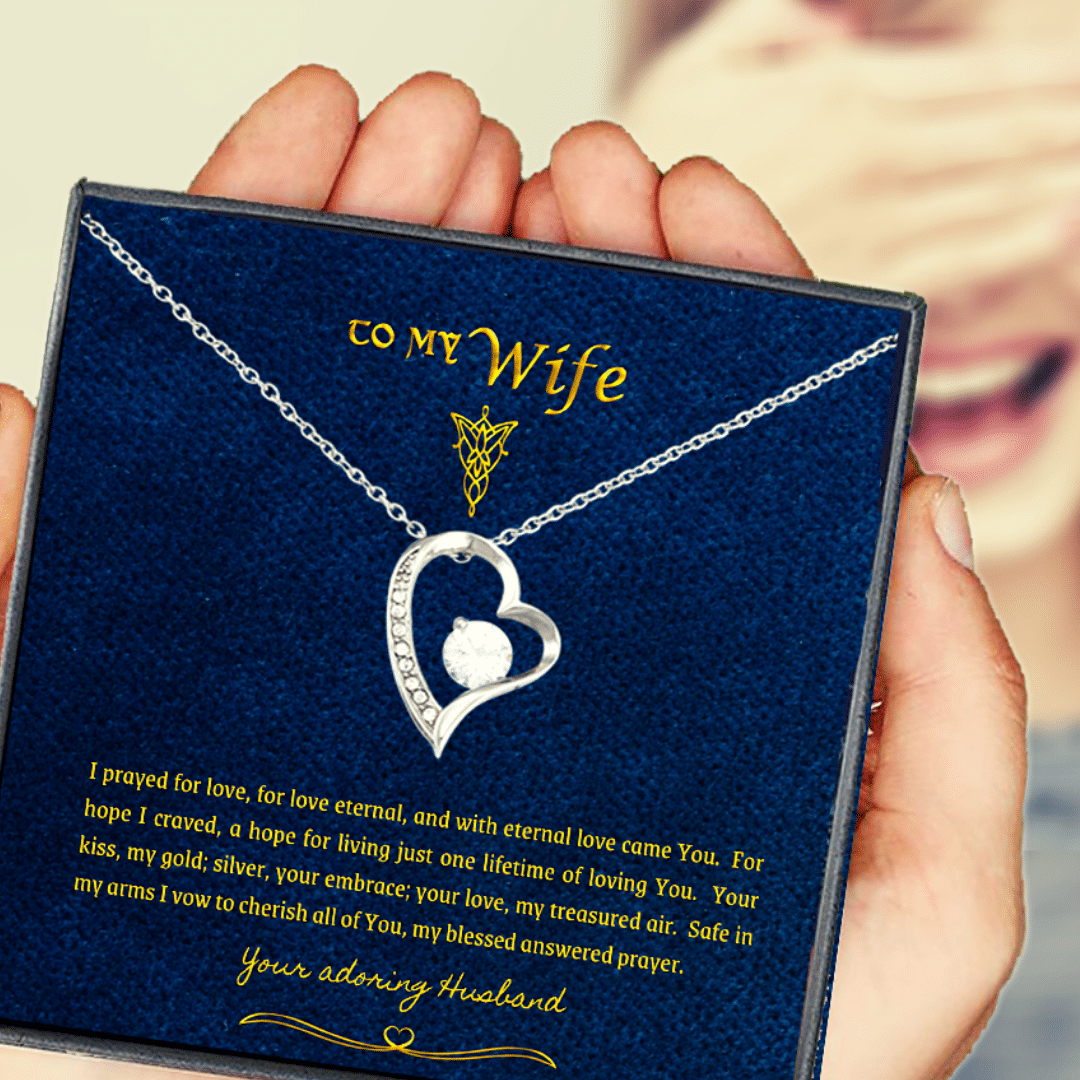 You Are My Answered Forever Love Necklace Gift For Wife