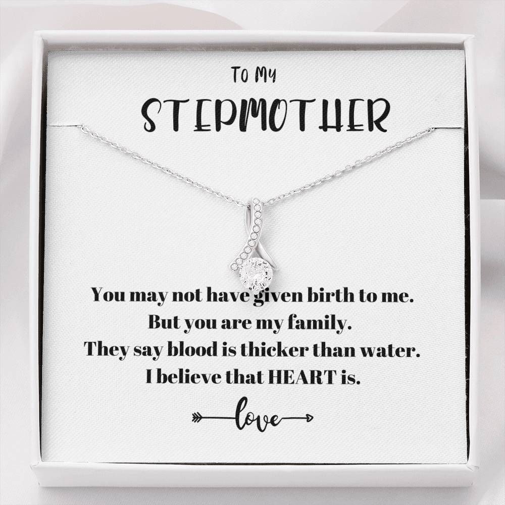 You Are My Family  Alluring Beauty Necklace For Stepmother