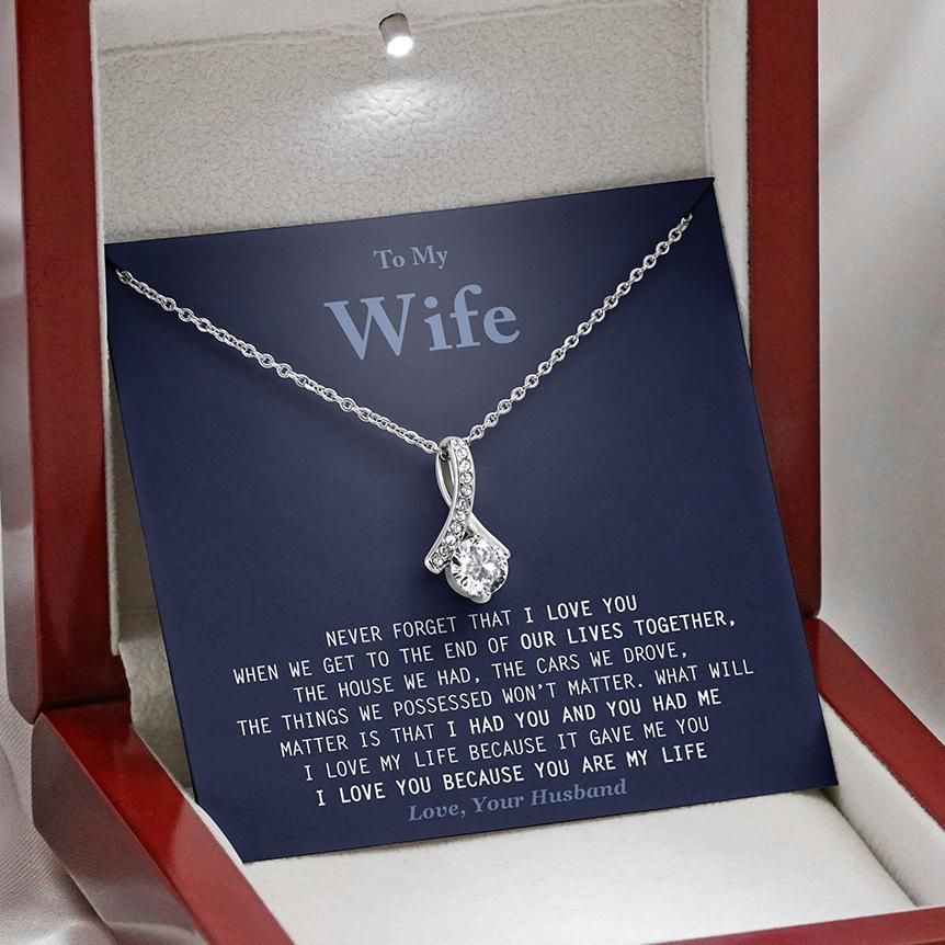 You Are My Life Giving Wife Alluring Beauty Necklace
