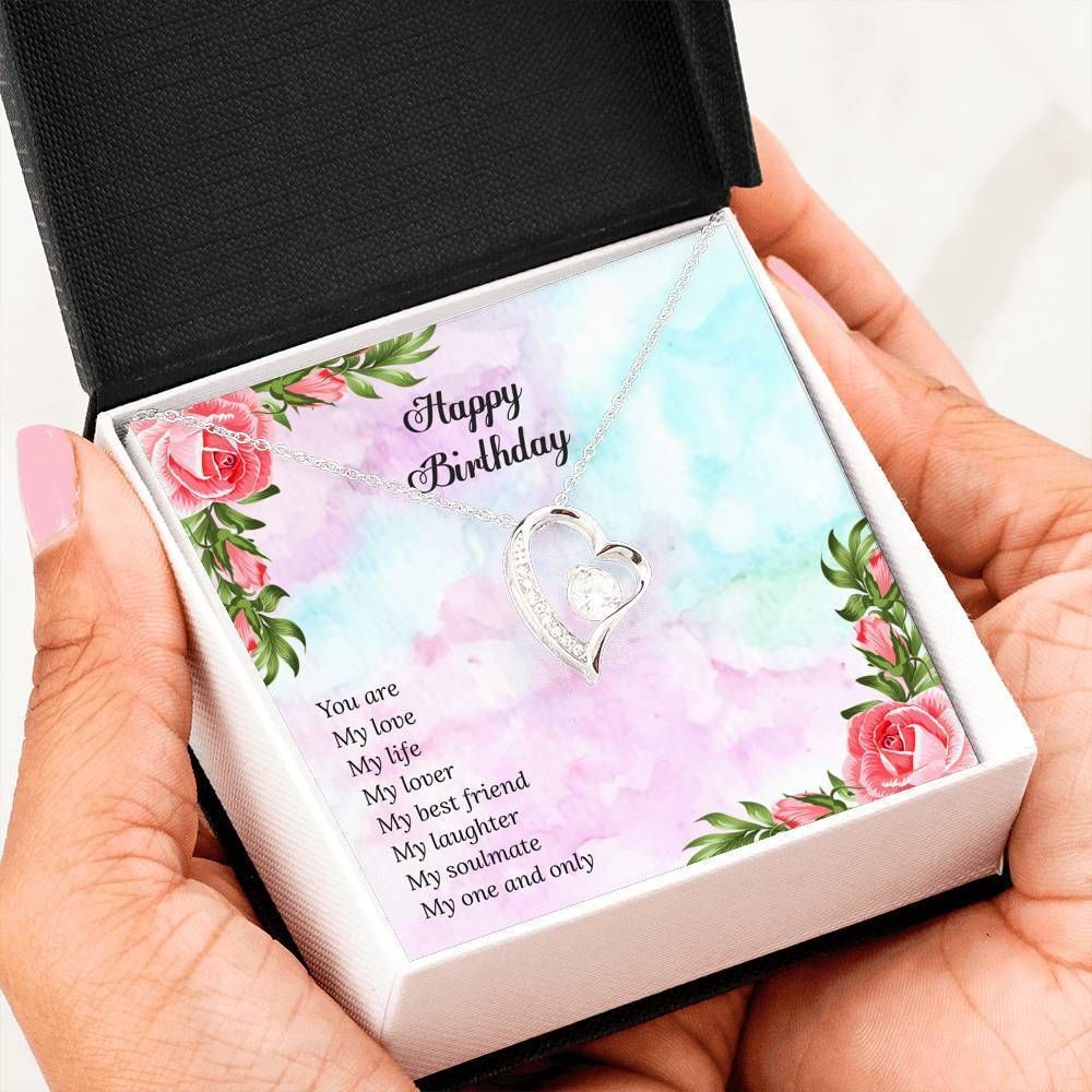 You Are My One And Only Giving Wife Silver Forever Love Necklace
