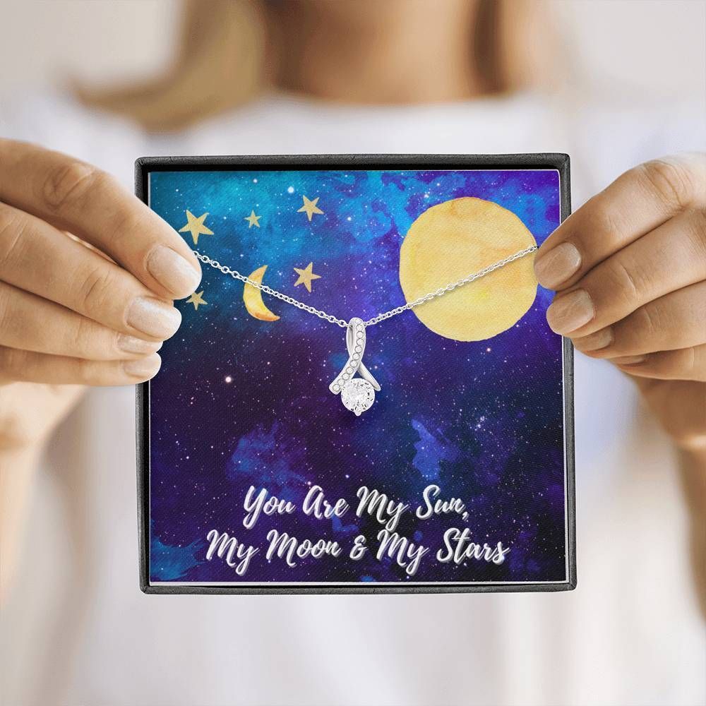 You Are My Sun My Moon And My Stars Alluring Beauty Necklace For Wife