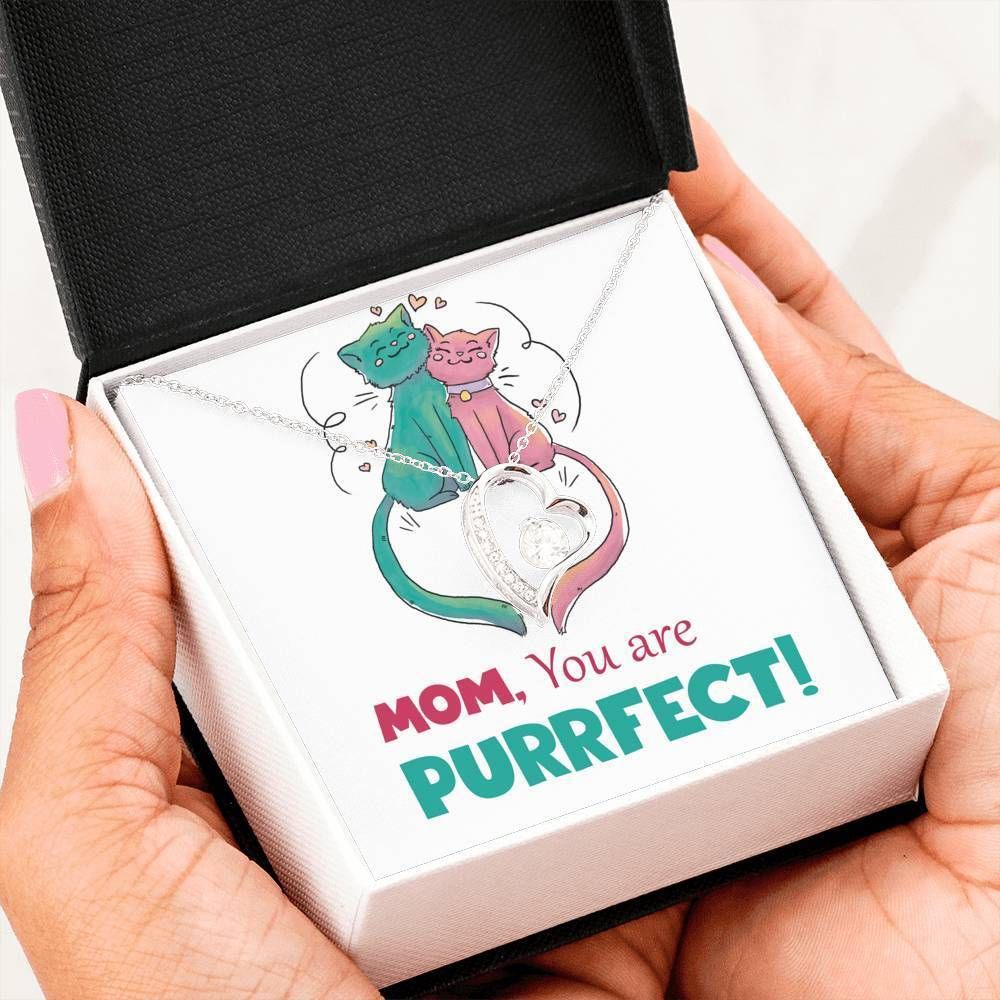 You Are Purrfect Forever Love Necklace For Mom